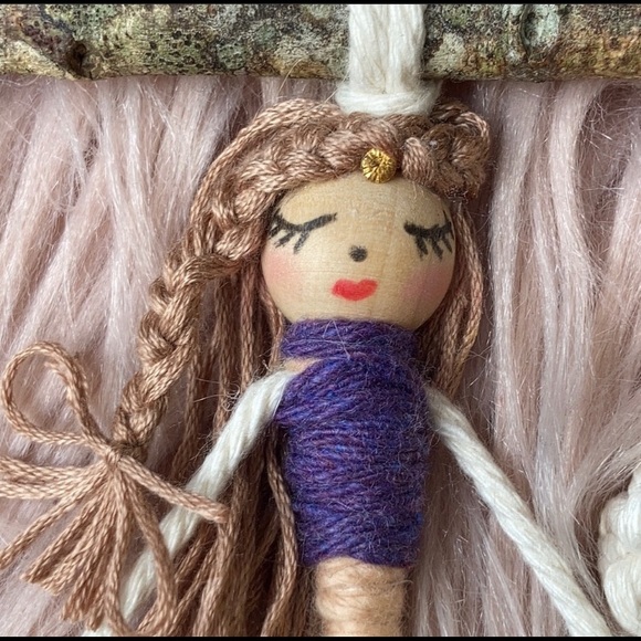 Namaste Yoga Healings inspired 🧘♀️ Macrame Doll Hanger doll - Picture 5 of 10